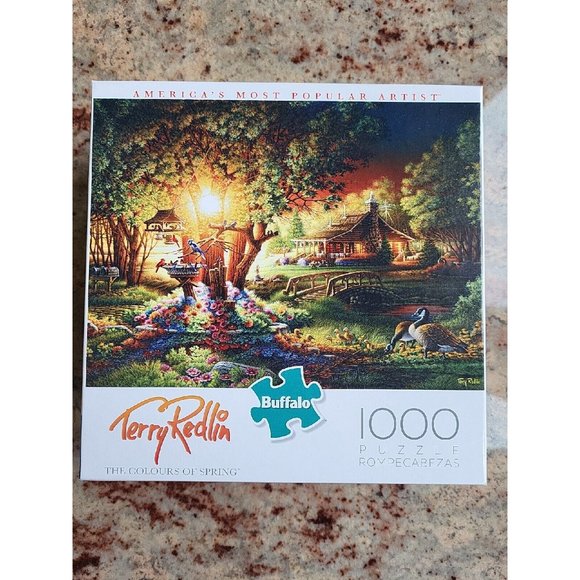 Terry Redlin - Buffalo | Toys | Buffalo Jigsaw Puzzle The Colours Of ...